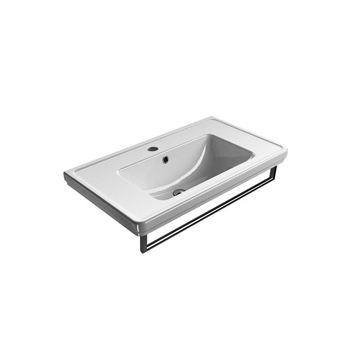 GSI Lavabo con foro troppopieno monoforo 90x50 cm Serie Classic 8788111