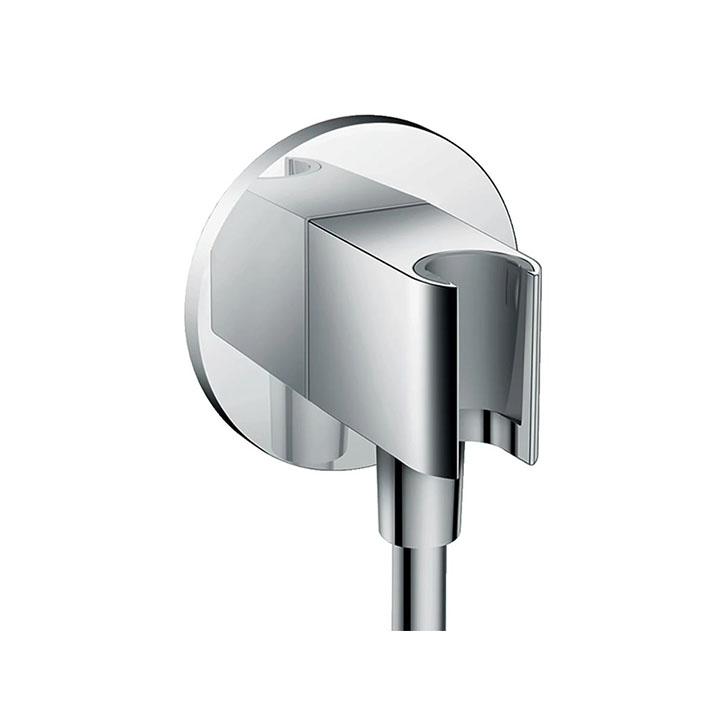 Hansgrohe uscita a muro S con supporto doccia FixFit 26487000 